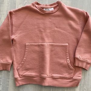 Zara pouch pocket sweatshirt